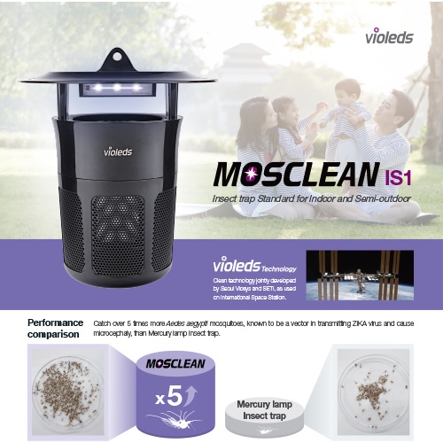 Mosclean IS1 UV-LED mosquito trap