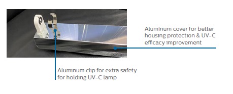 UV-C batten safety features